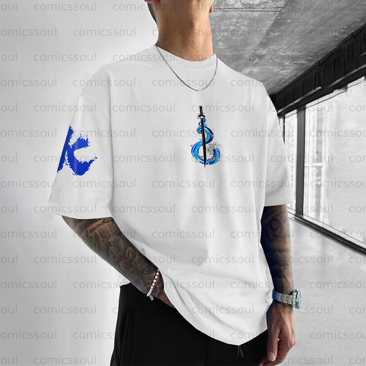 Unisex Anime Inspired Vintage T-Shirt