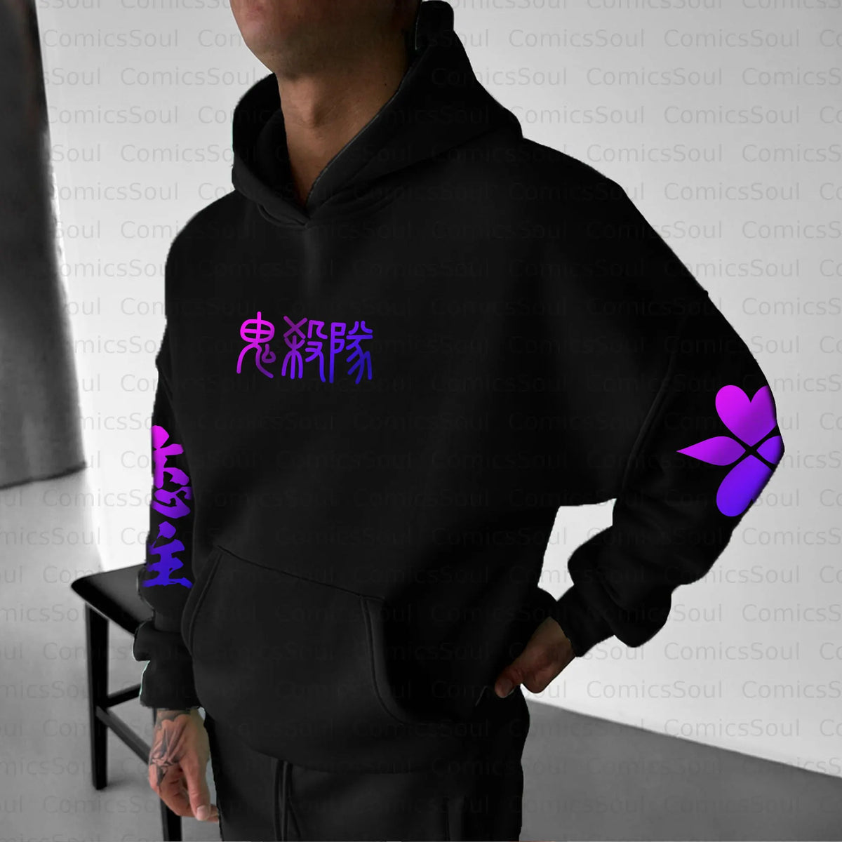 Unisex Anime Graphic Streetwear Vintage Plush Hoodie| KNY