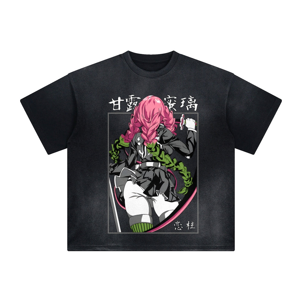 Unisex Anime Inspired Vintage T-Shirt