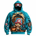 Halloween Anime-Print Hoodie