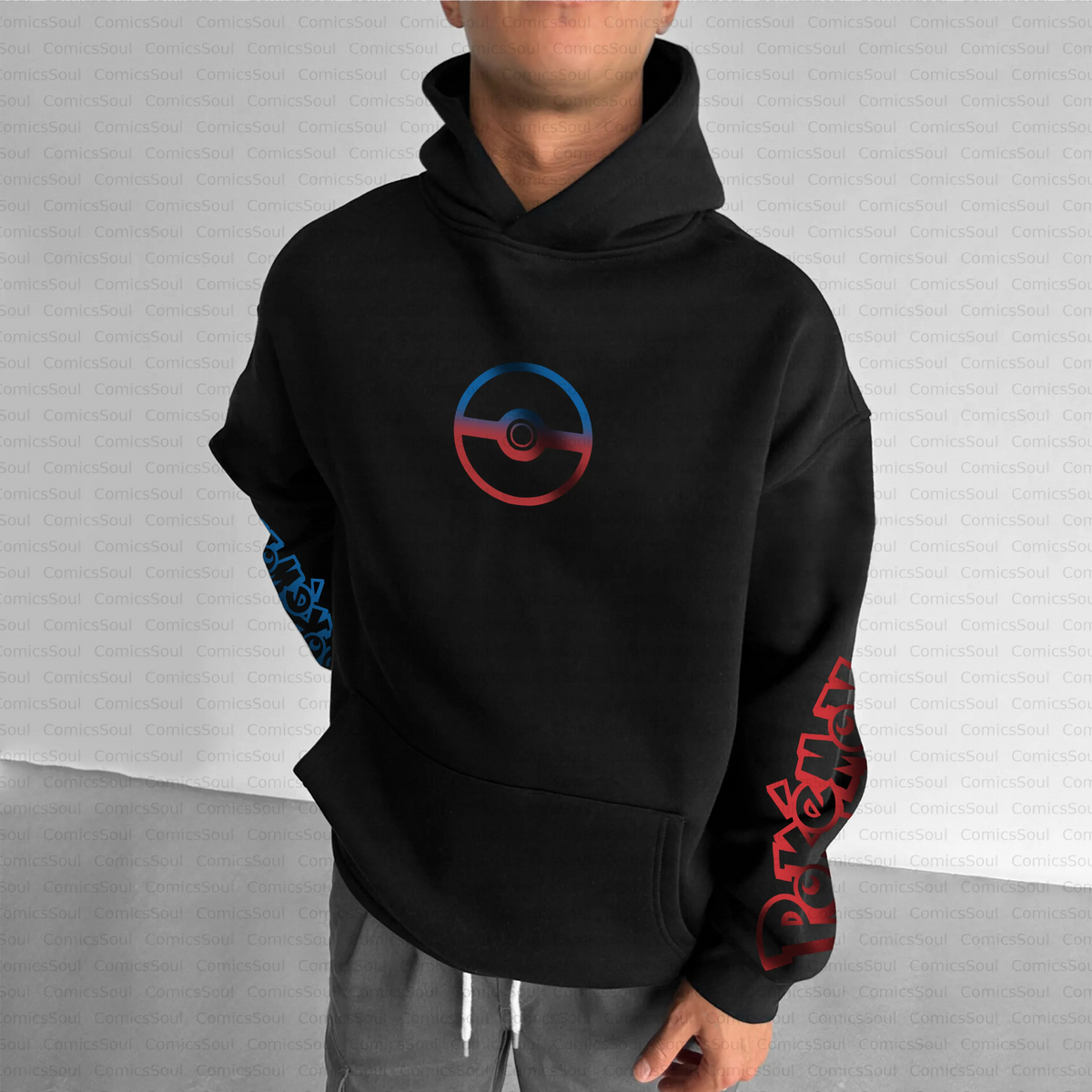 Unisex Anime Inspired Vintage Plush Hoodie