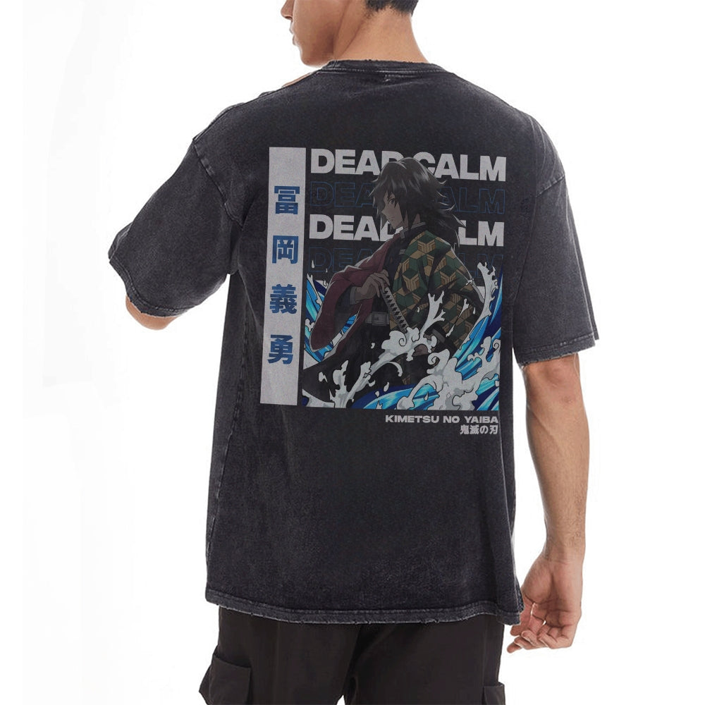 OG Giyu Tomioka Vintage Oversized T-Shirt | KNY