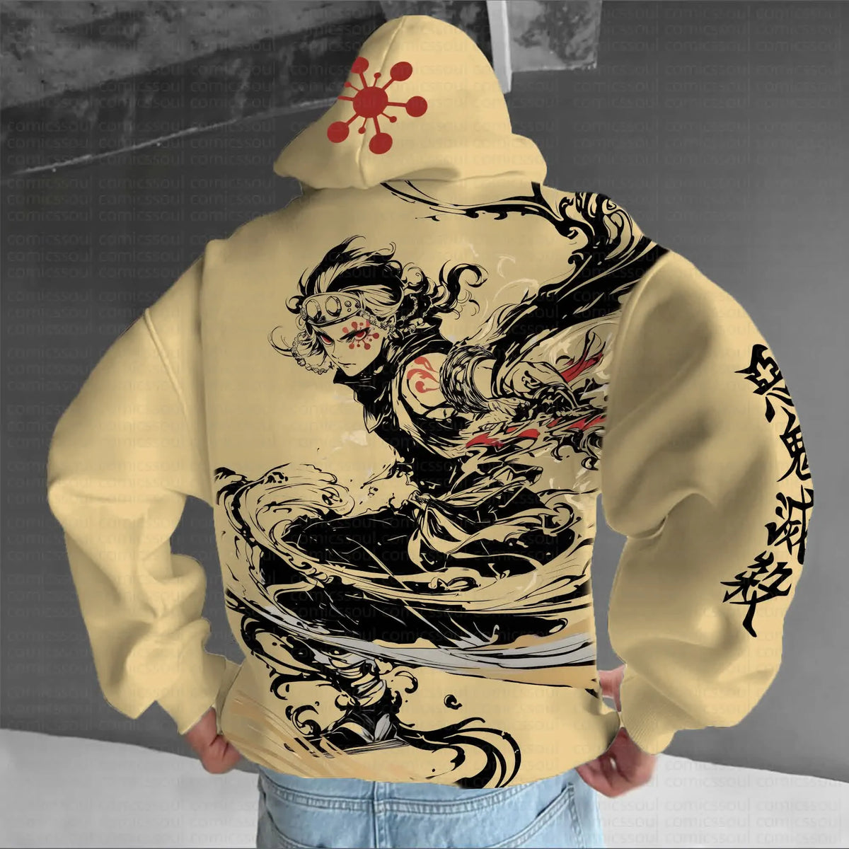 Unisex Anime Graphic Streetwear Vintage Hoodie丨Comicssoul