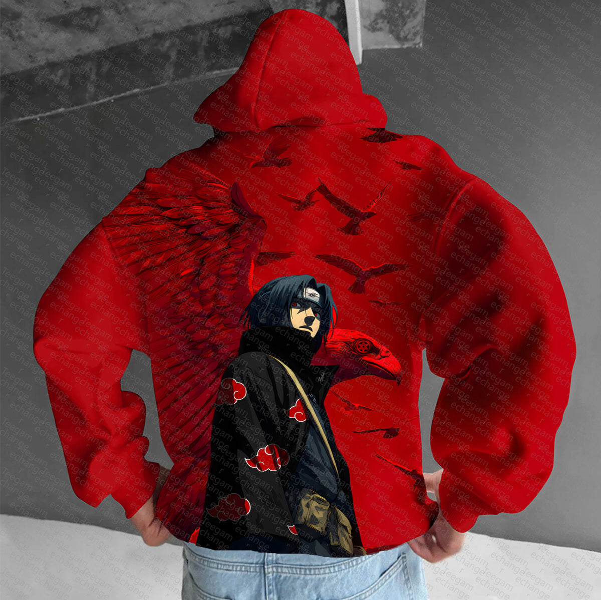 Unisex Naruto Anime Graphic Streetwear Hoodie