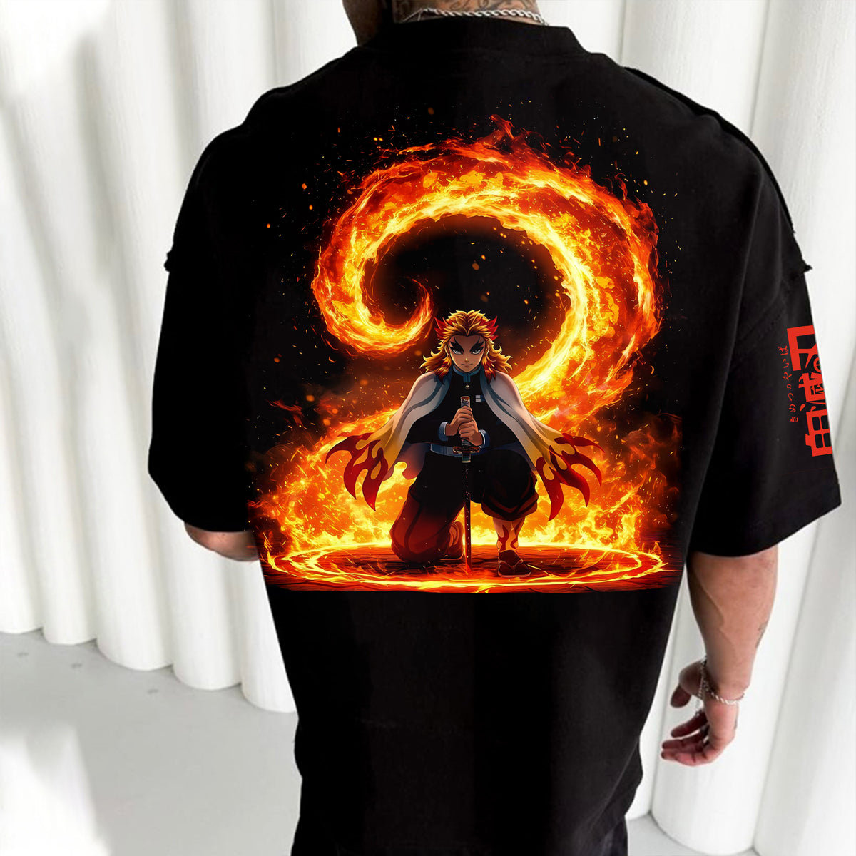 Unisex  " Demon slayer " Anime Inspired Vintage T-Shirt| KNY