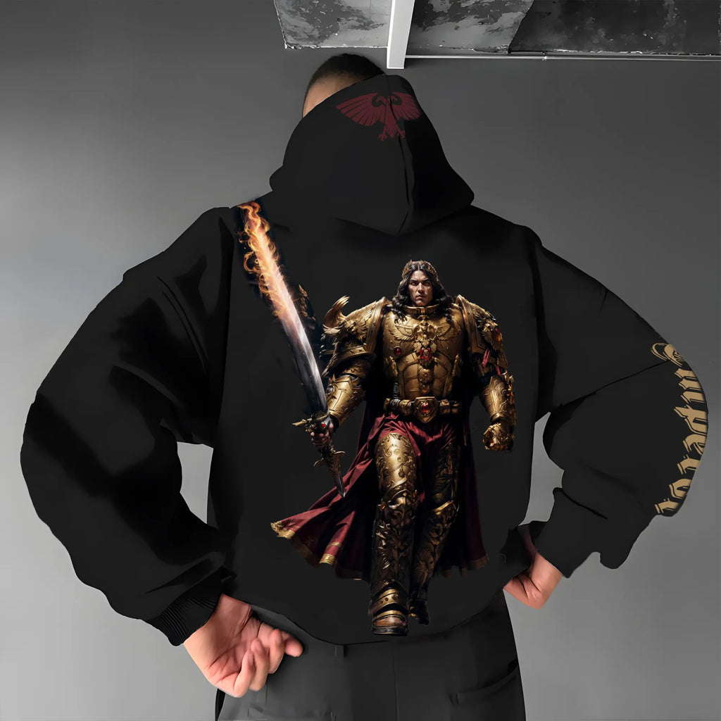Emperor Of Mankind of WH40K Art Streetwear Vintage Hoodie