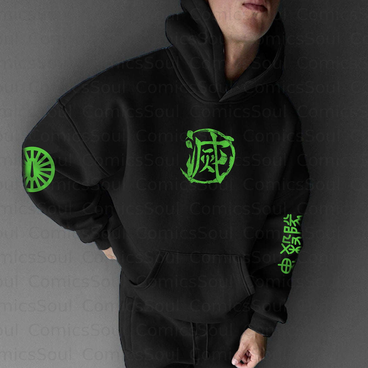 Unisex Halloween Anime Graphic Streetwear Vintage Hoodie