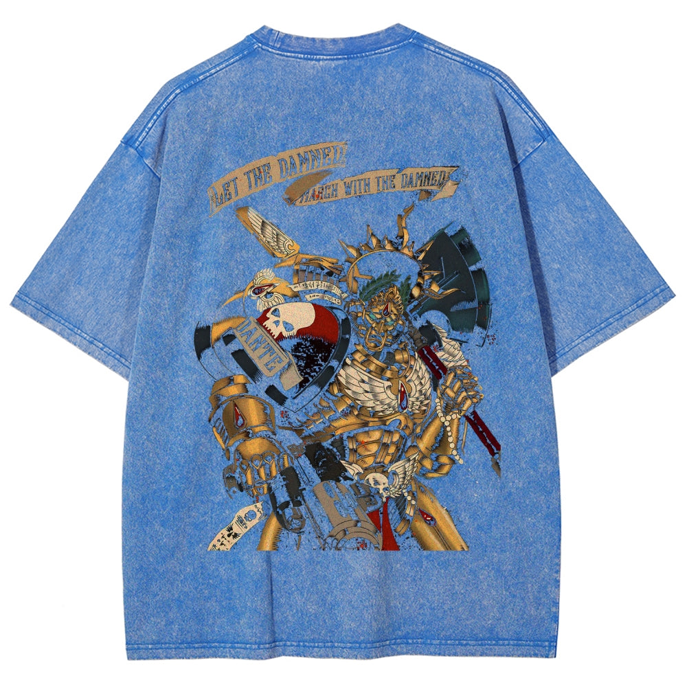 Unisex Fit Washed T-Shirt 丨WH40K
