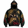 Halloween Anime-Print Hoodie