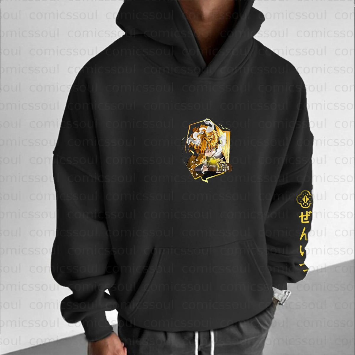 Unisex Anime Graphic Streetwear Vintage Hoodie丨Comicssoul