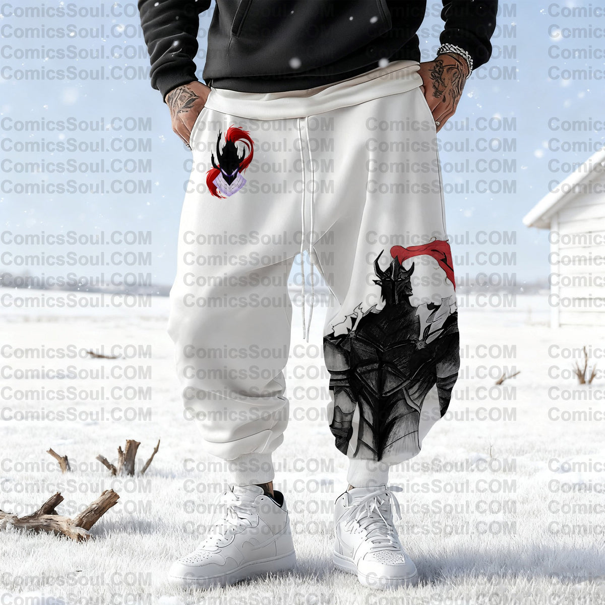 Unisex Anime Inspired Vintage Plush Pants