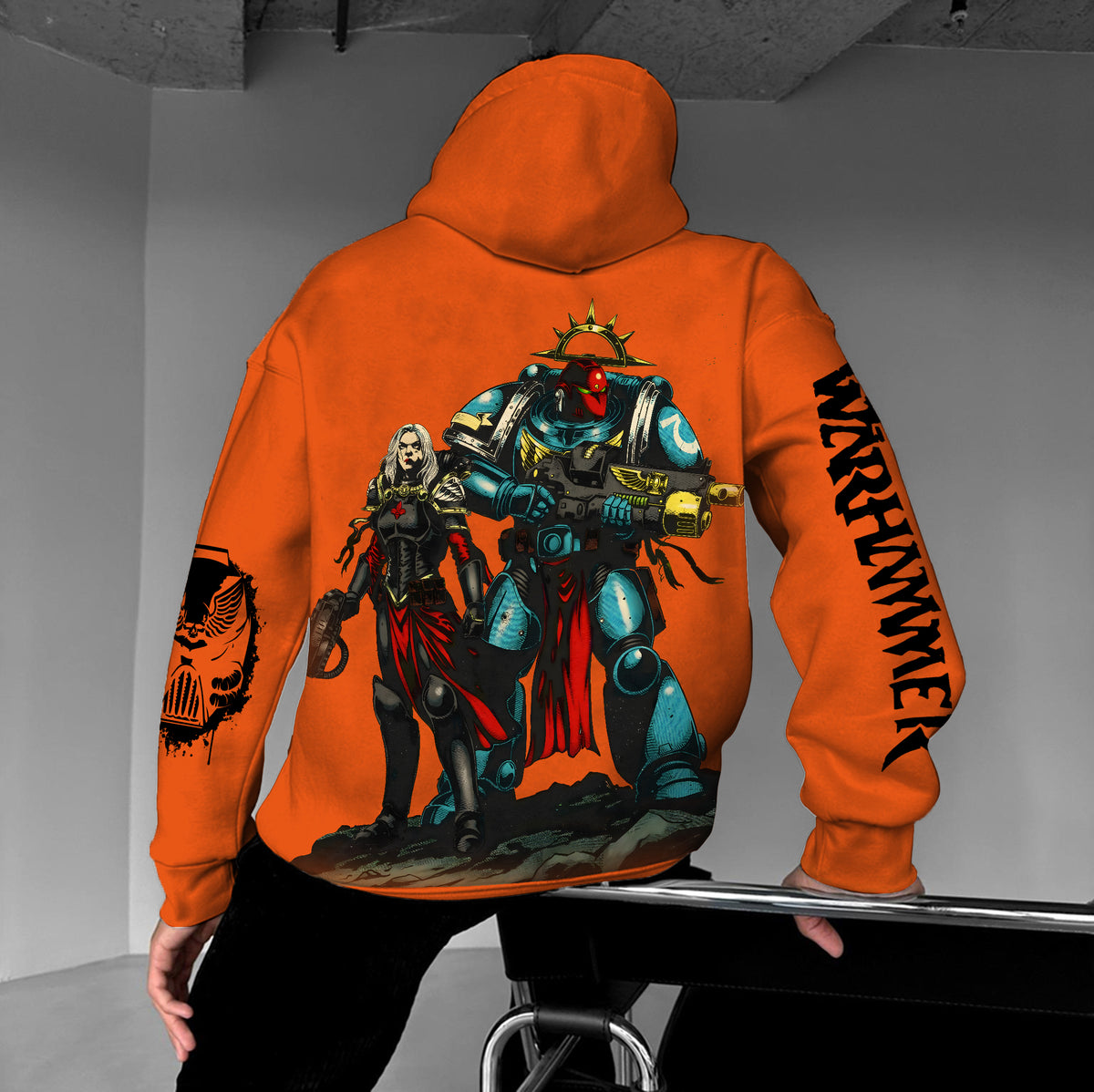 WH40K Game  Streetwear Vintage Hoodie