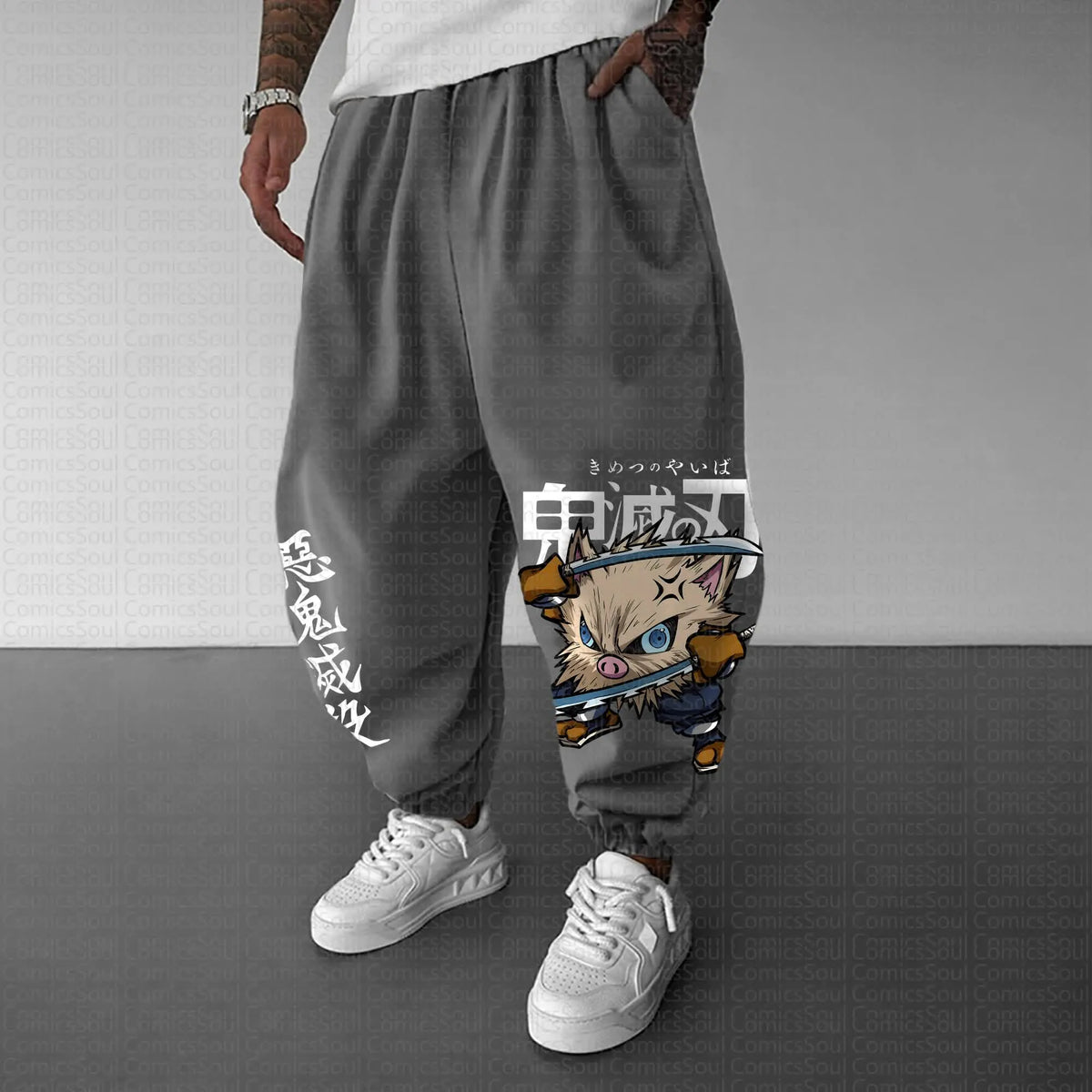 Unisex Anime Inspired Vintage Pants丨Comicssoul X Comicssoul