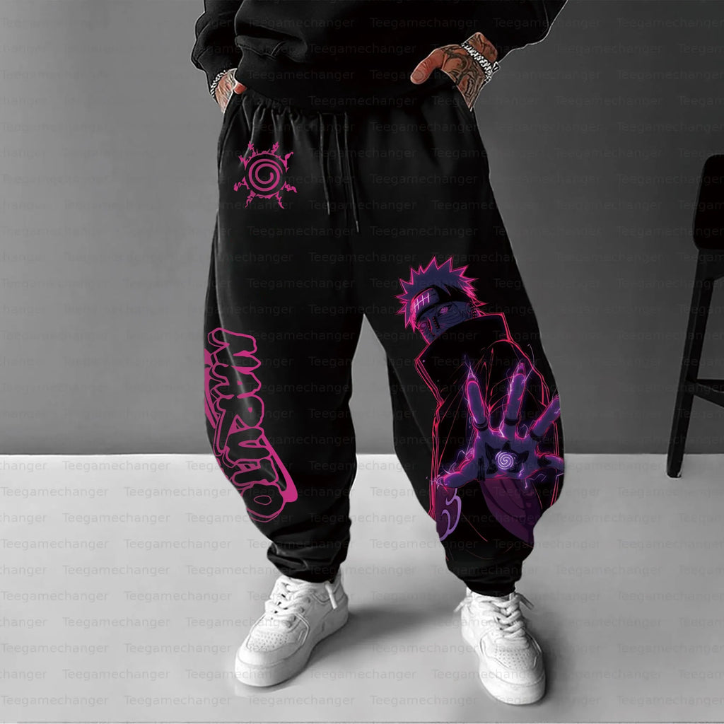 Unisex Naruto Anime Graphic Streetwear Pants