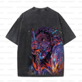 Vintage 3D Direct Inkjet Printed Washed Unisex T-Shirt