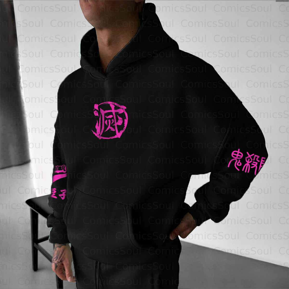 Unisex Halloween Anime Graphic Streetwear Vintage Hoodie