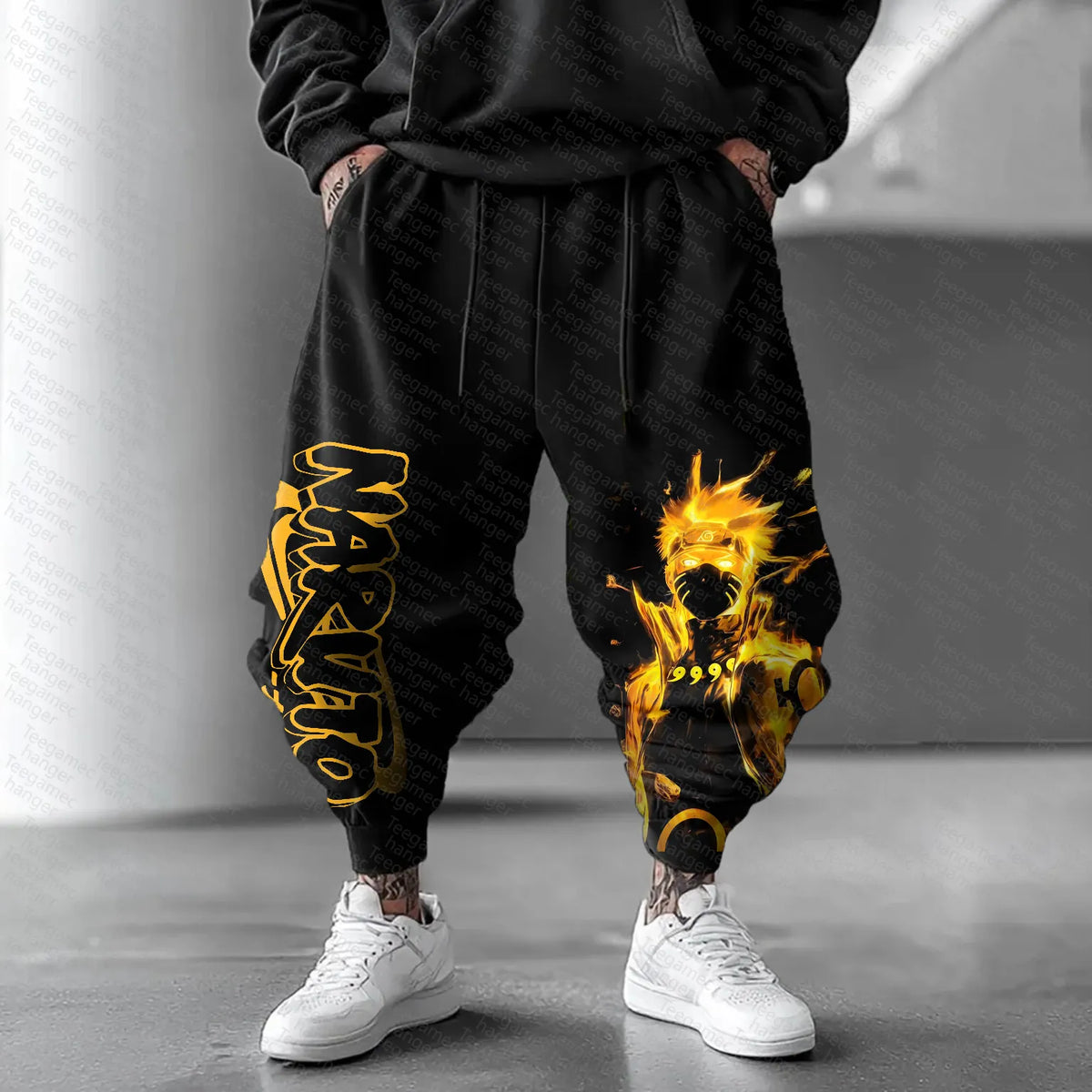 Unisex Naruto Anime Graphic Streetwear Pants
