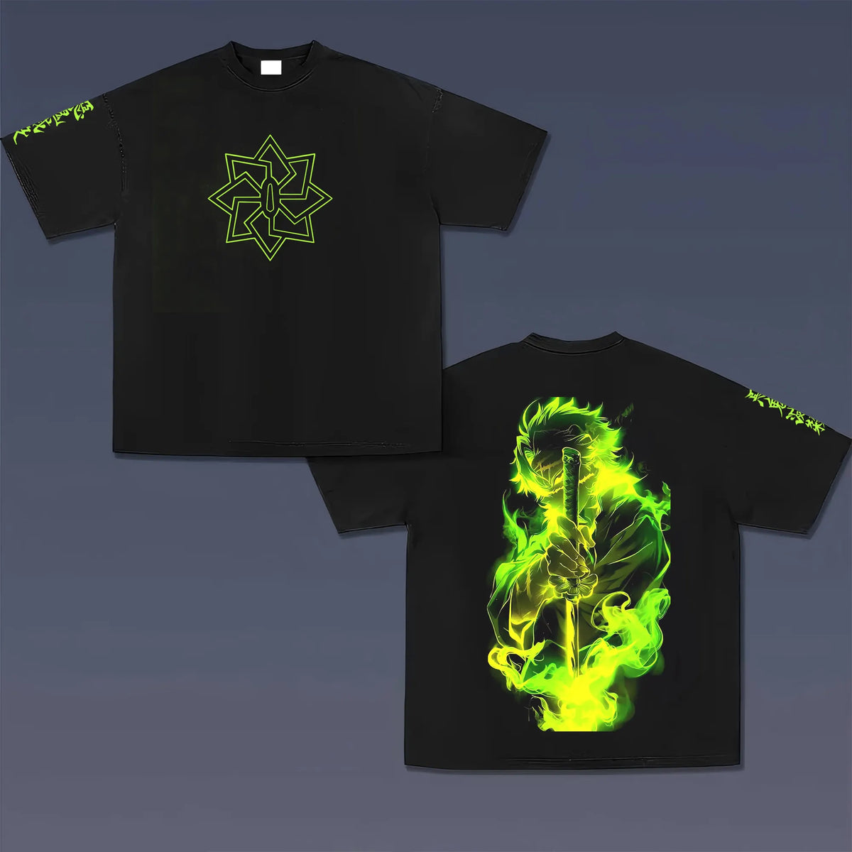 Unisex  " Demon slayer" Anime Inspired Vintage T-Shirt| KNY