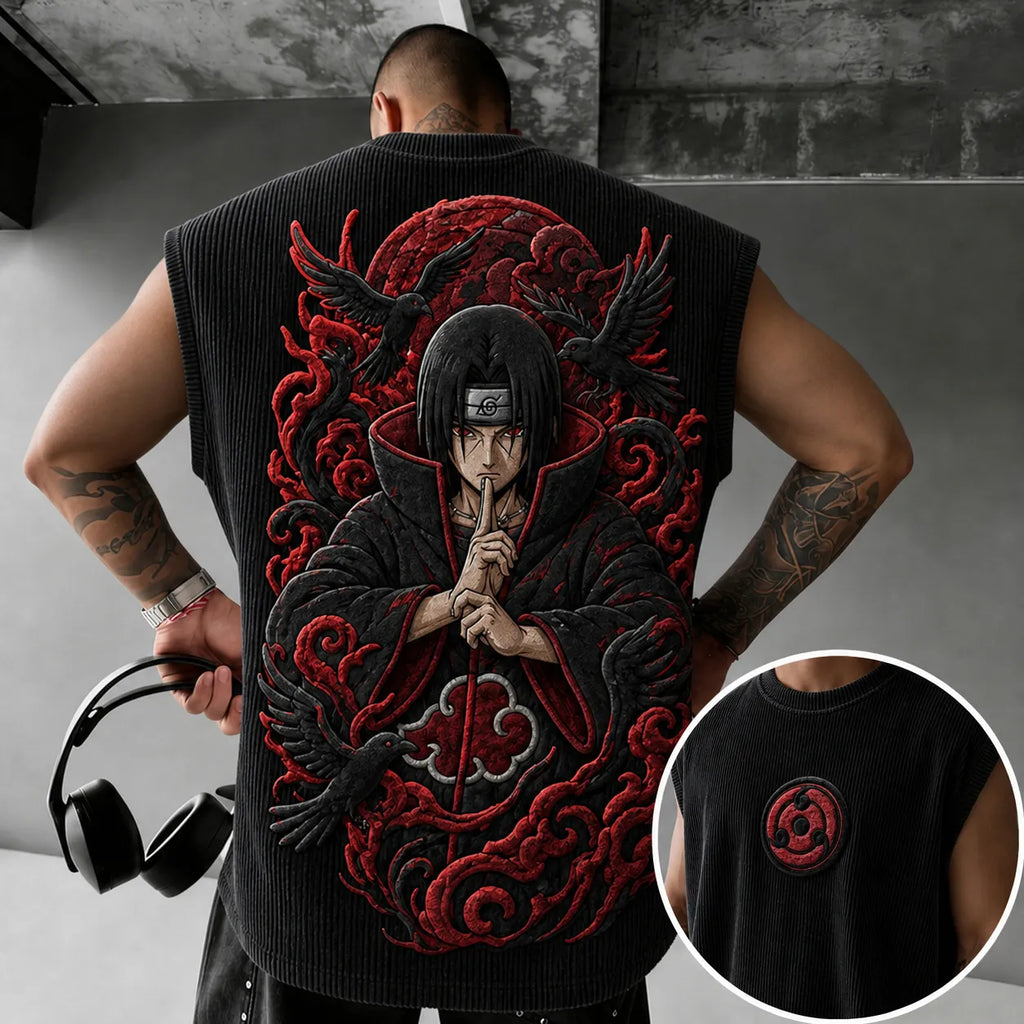 Unisex Anime-print Tank Top