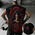 Unisex Anime-print Tank Top