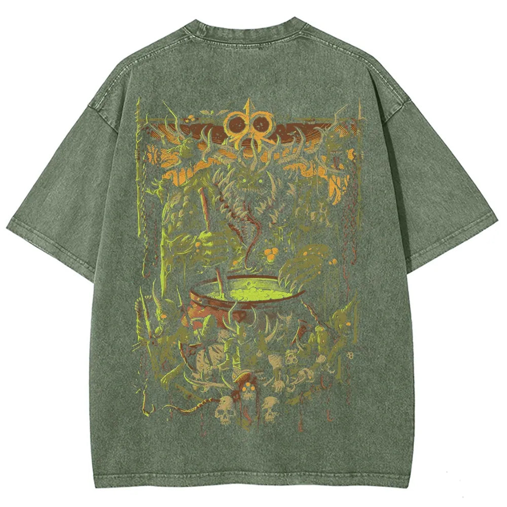 Unisex Fit Washed T-Shirt 2508016342丨WH40K