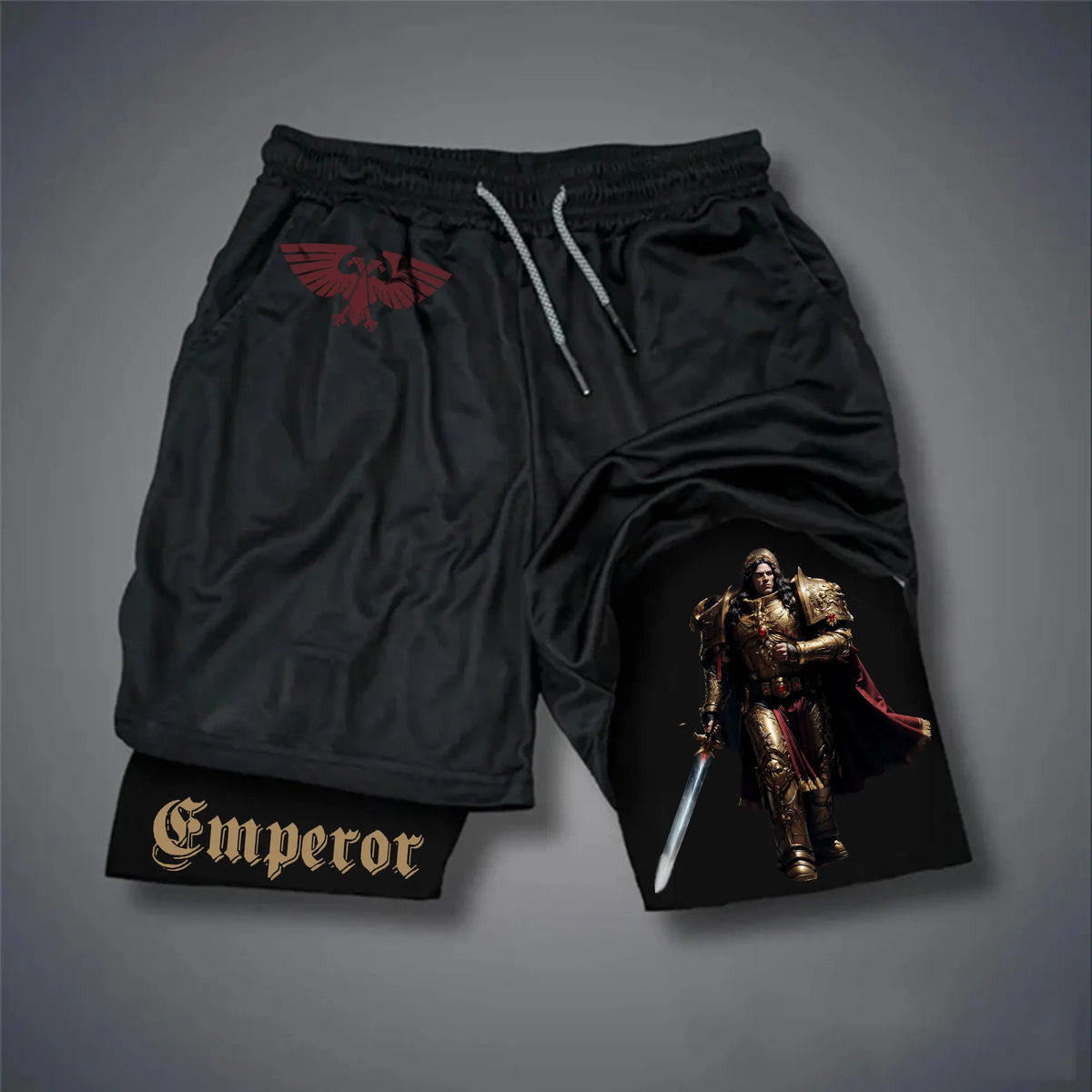 Emperor Of Mankind of WH40K  Art Casual Streetwear Shorts