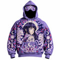 Halloween Anime-Print Hoodie