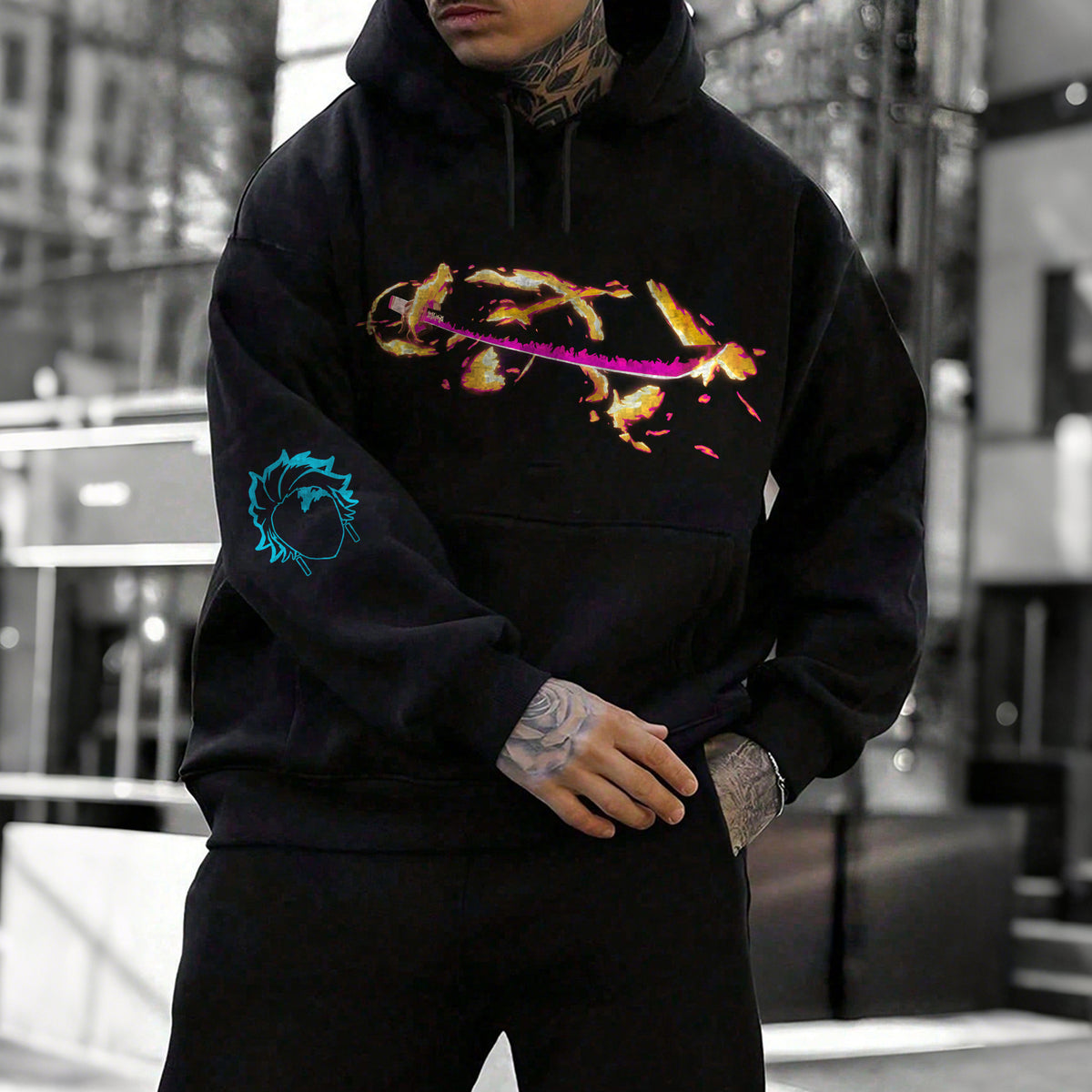 Unisex Game Graphic Streetwear Vintage Hoodie| KNY