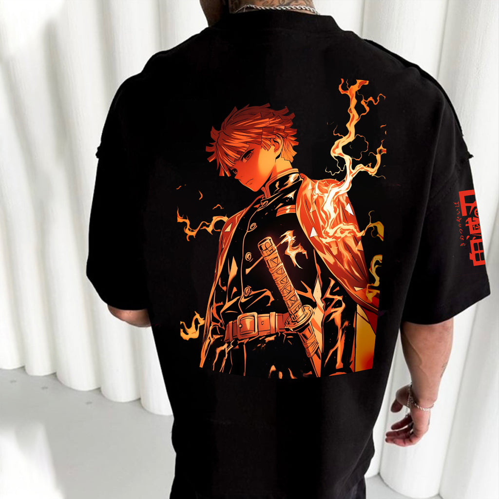 Unisex  " Demon slayer " Anime Inspired Vintage T-Shirt| KNY