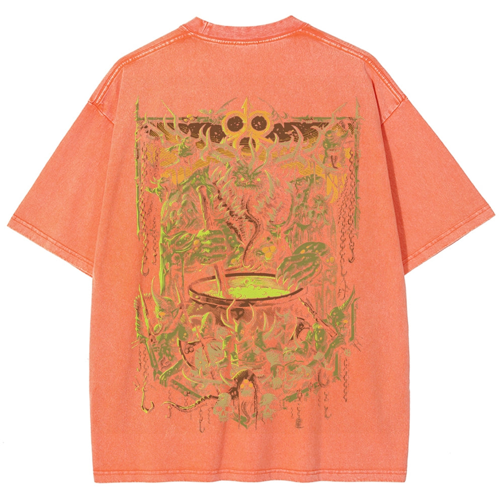 Unisex Fit Washed T-Shirt 2508016342丨WH40K