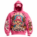 Halloween Anime-Print Hoodie