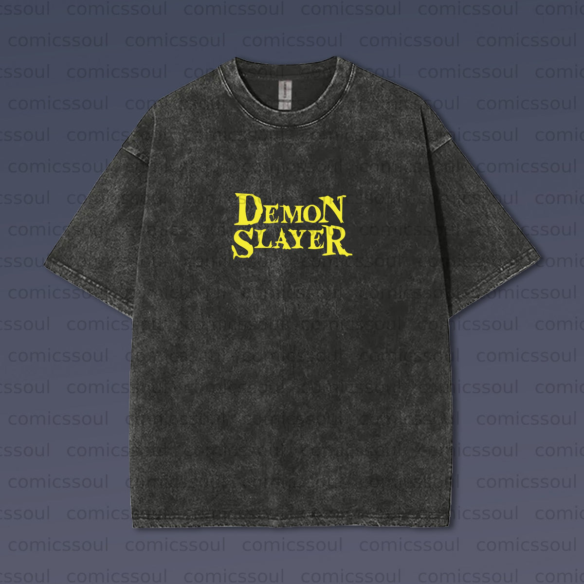 Vintage 3D Direct Inkjet Printed Washed Unisex T-Shirt