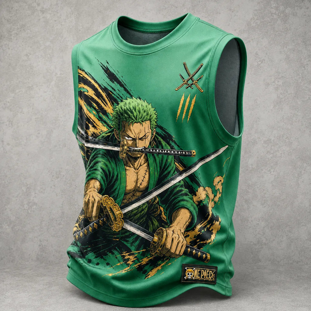 Pirate Crew Graphic Crew-Neck Tank Top
