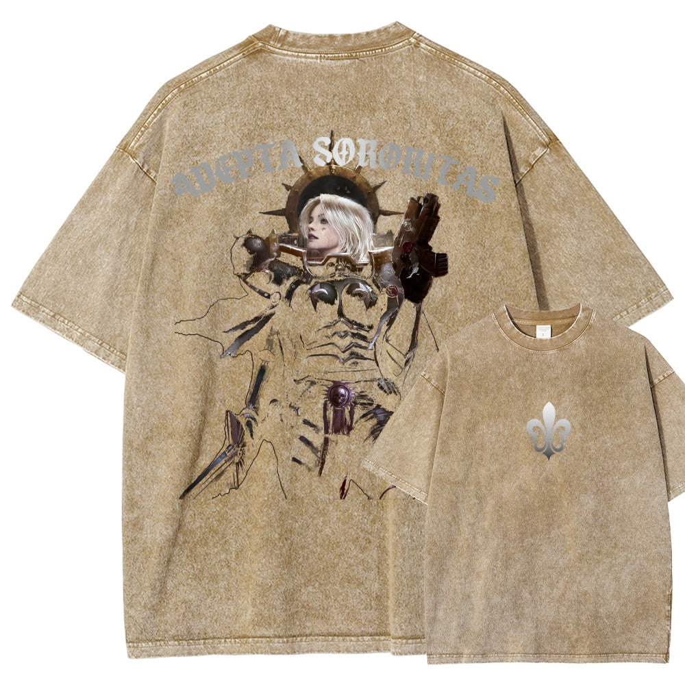 Unisex Fit Washed T-Shirt 丨WH40K