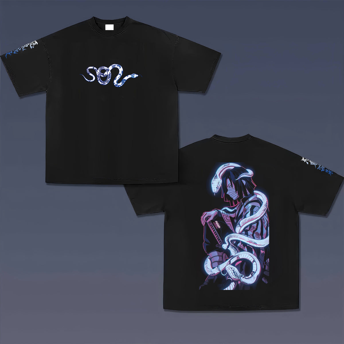 Unisex  " Demon slayer" Anime Inspired Vintage T-Shirt| KNY
