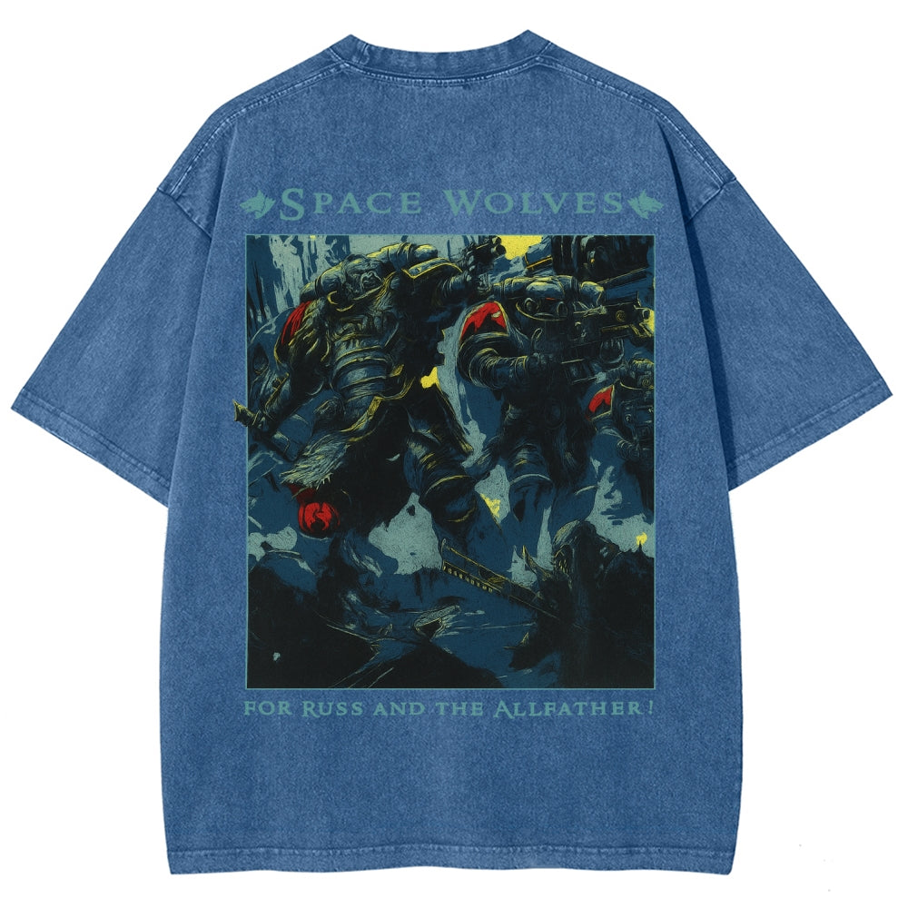 Unisex Fit Washed T-Shirt 丨WH40K