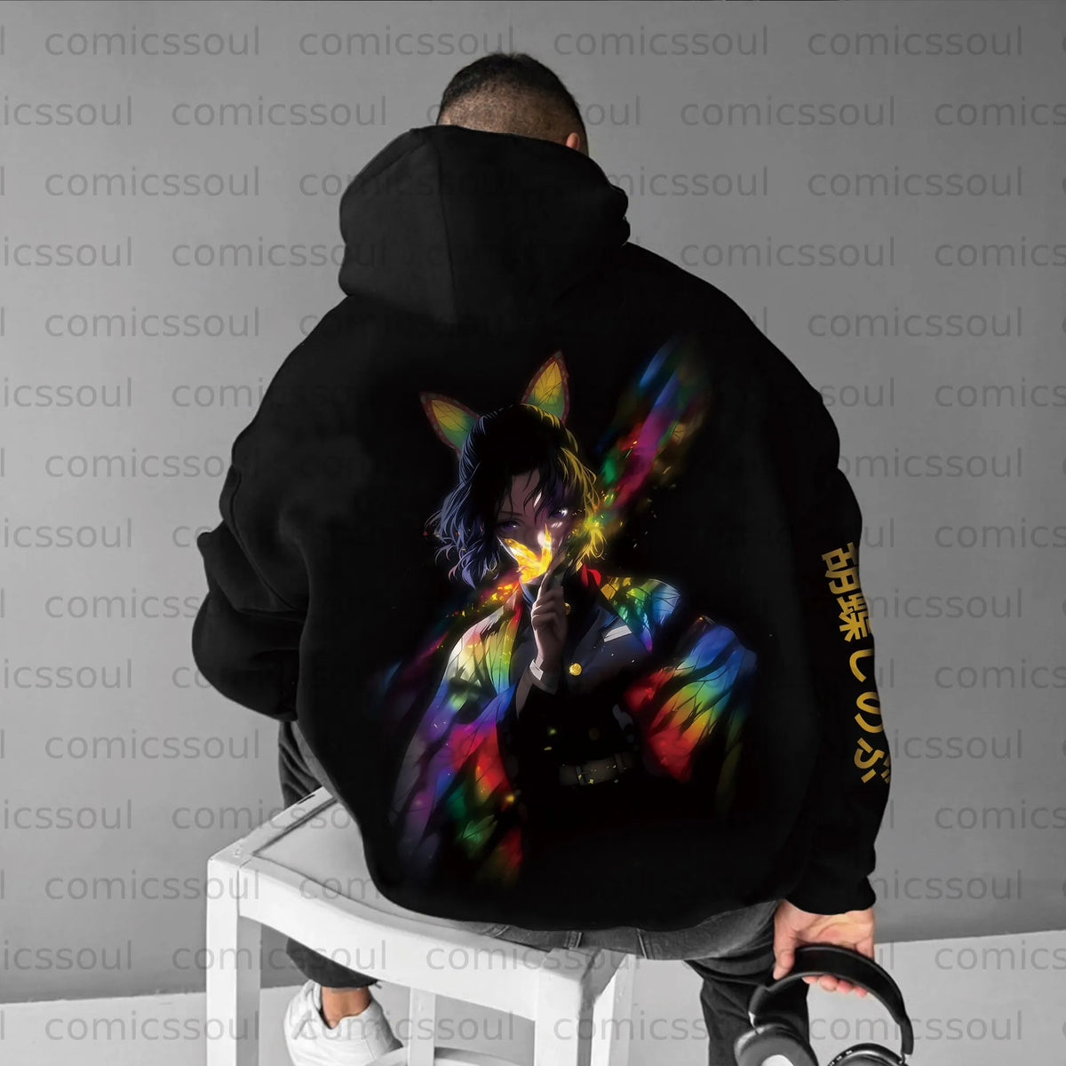 Unisex Anime Graphic Streetwear Vintage Hoodie