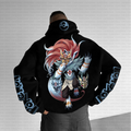 Unisex Anime Inspired Vintage Plush Hoodie