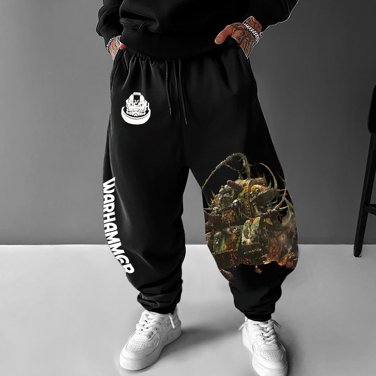 WH40K Art Casual Streetwear Pants