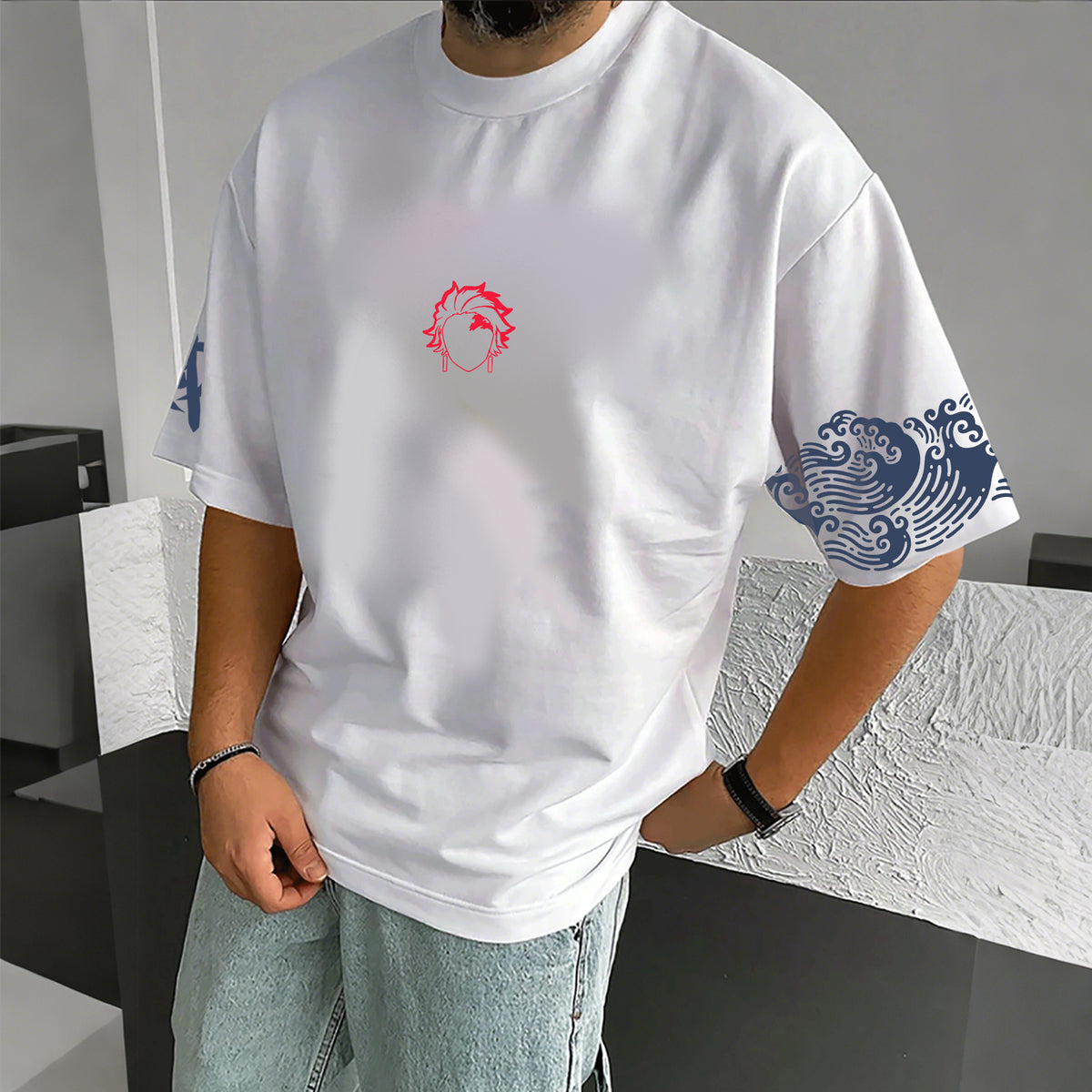 Unisex  " Demon slayer " Anime Inspired Vintage T-Shirt| KNY