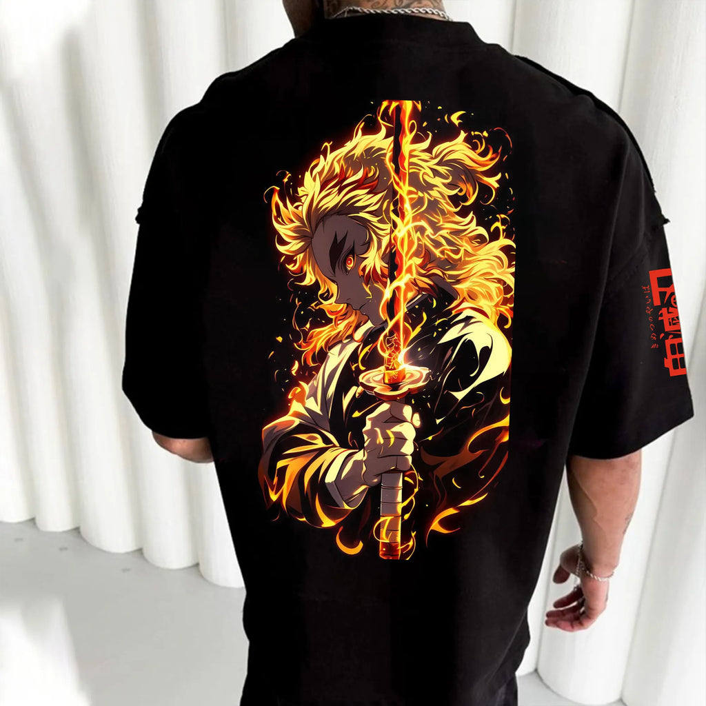 Unisex  " Demon slayer" Anime Inspired Vintage T-Shirt| KNY