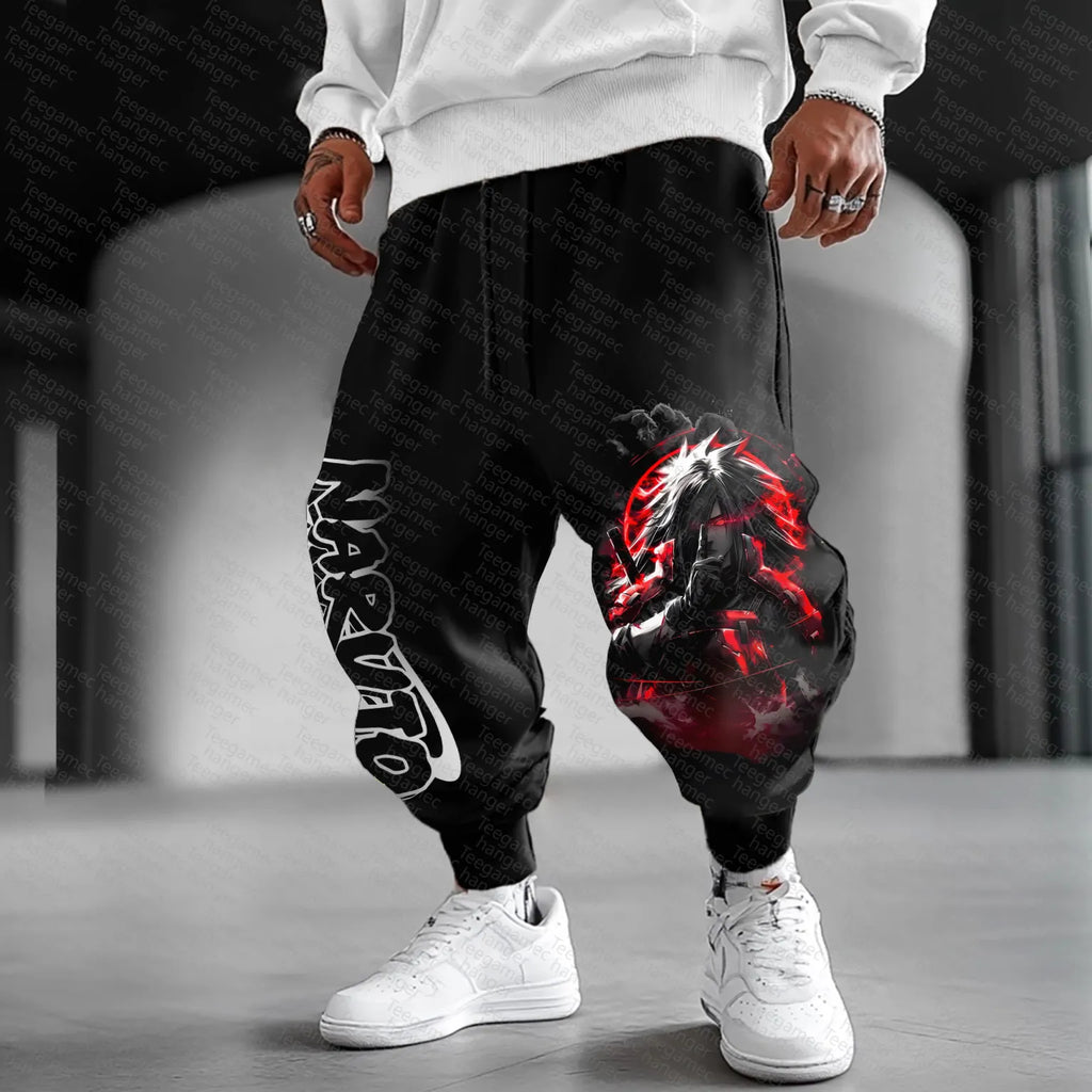 Unisex Naruto Anime Graphic Streetwear Pants