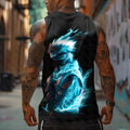 Unisex Naruto Anime Graphic Streetwear Tank Top