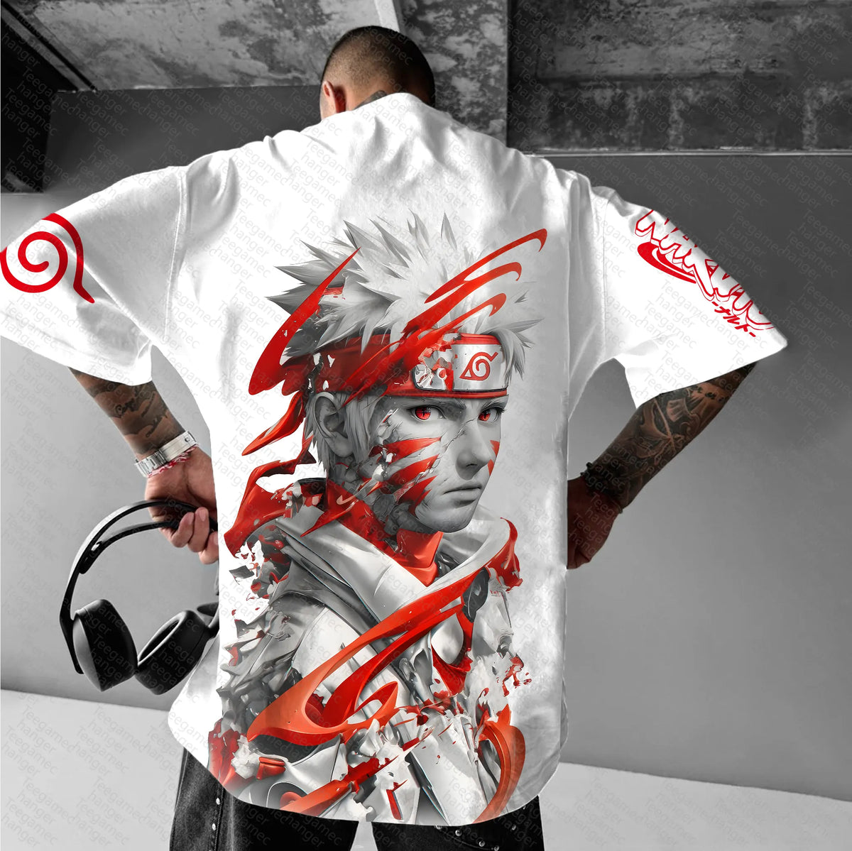 Unisex Naruto Anime Graphic Streetwear T-Shirts