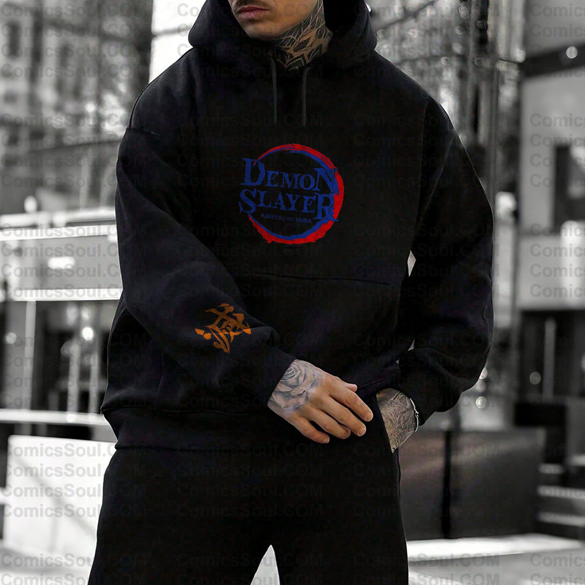 Unisex “ Comicssoul   ” Graphic Streetwear Vintage Hoodie