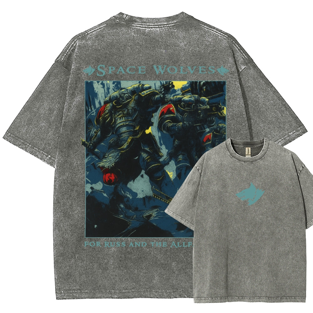 Unisex Fit Washed T-Shirt 丨WH40K