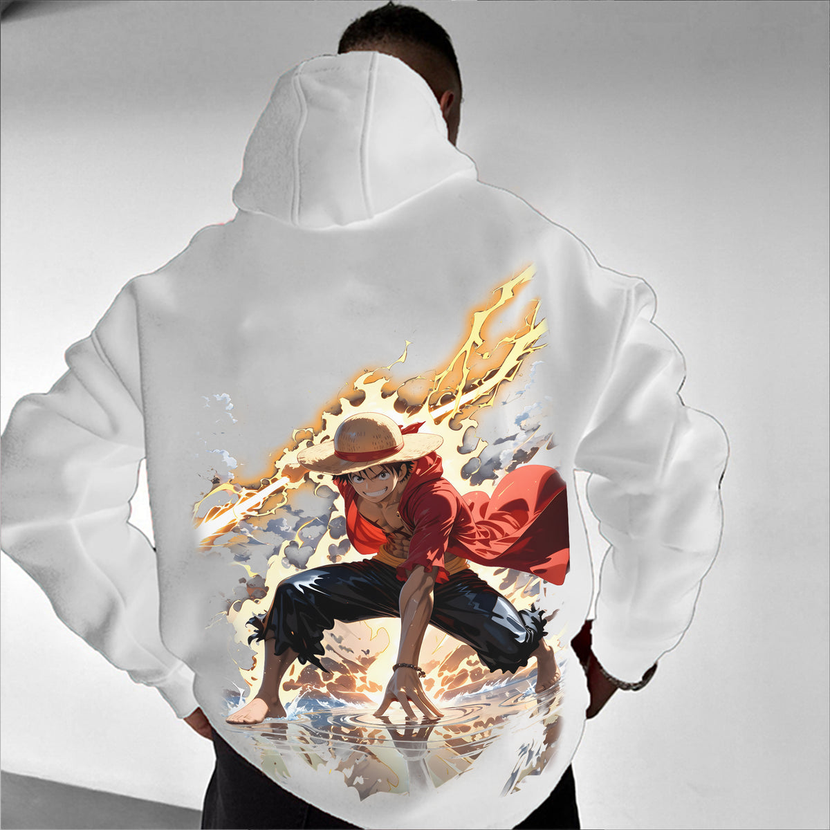 Comicssoul | Unisex Oversized Anime Print Hoodie