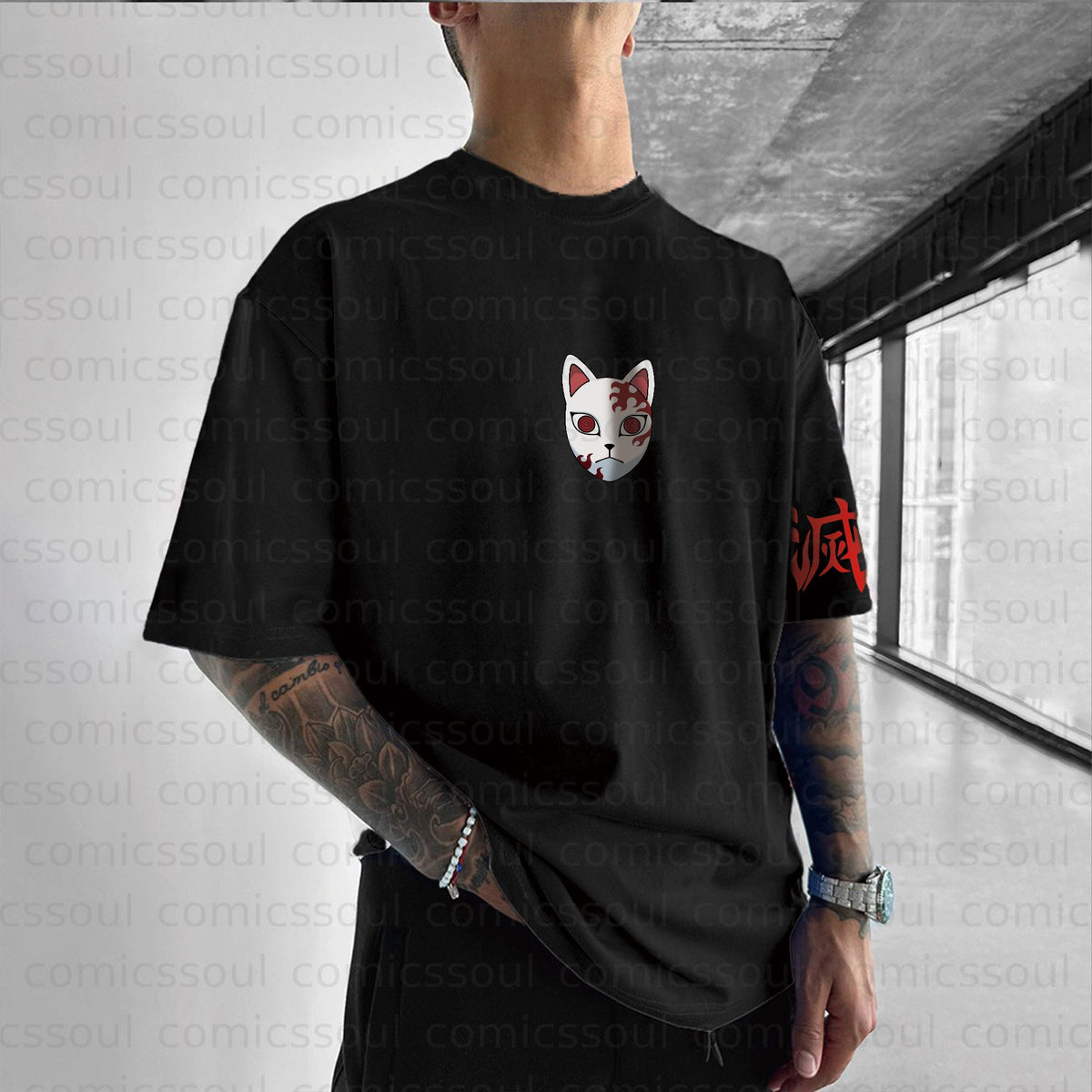 Unisex Anime Inspired Vintage T-Shirt | Comicssoul