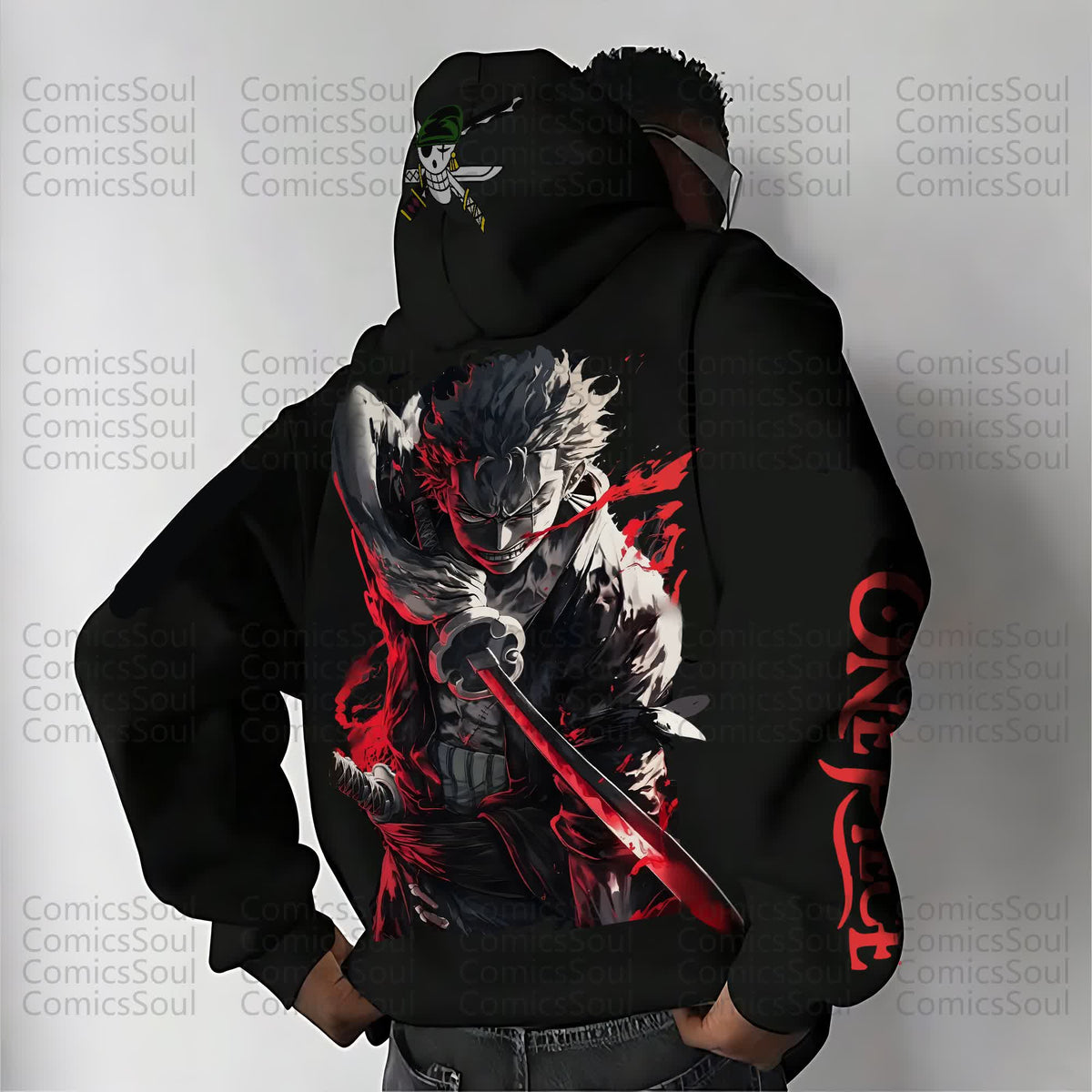 Unisex “Comicssoul” Anime Print  Casual Oversized Hoodie