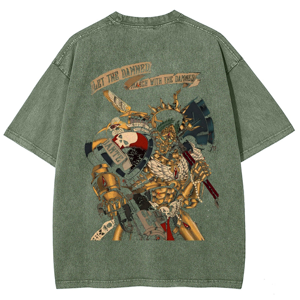 Unisex Fit Washed T-Shirt 丨WH40K